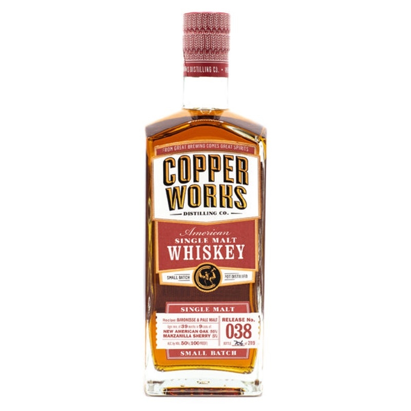 Copperworks Amer. Single Malt Whisky R38